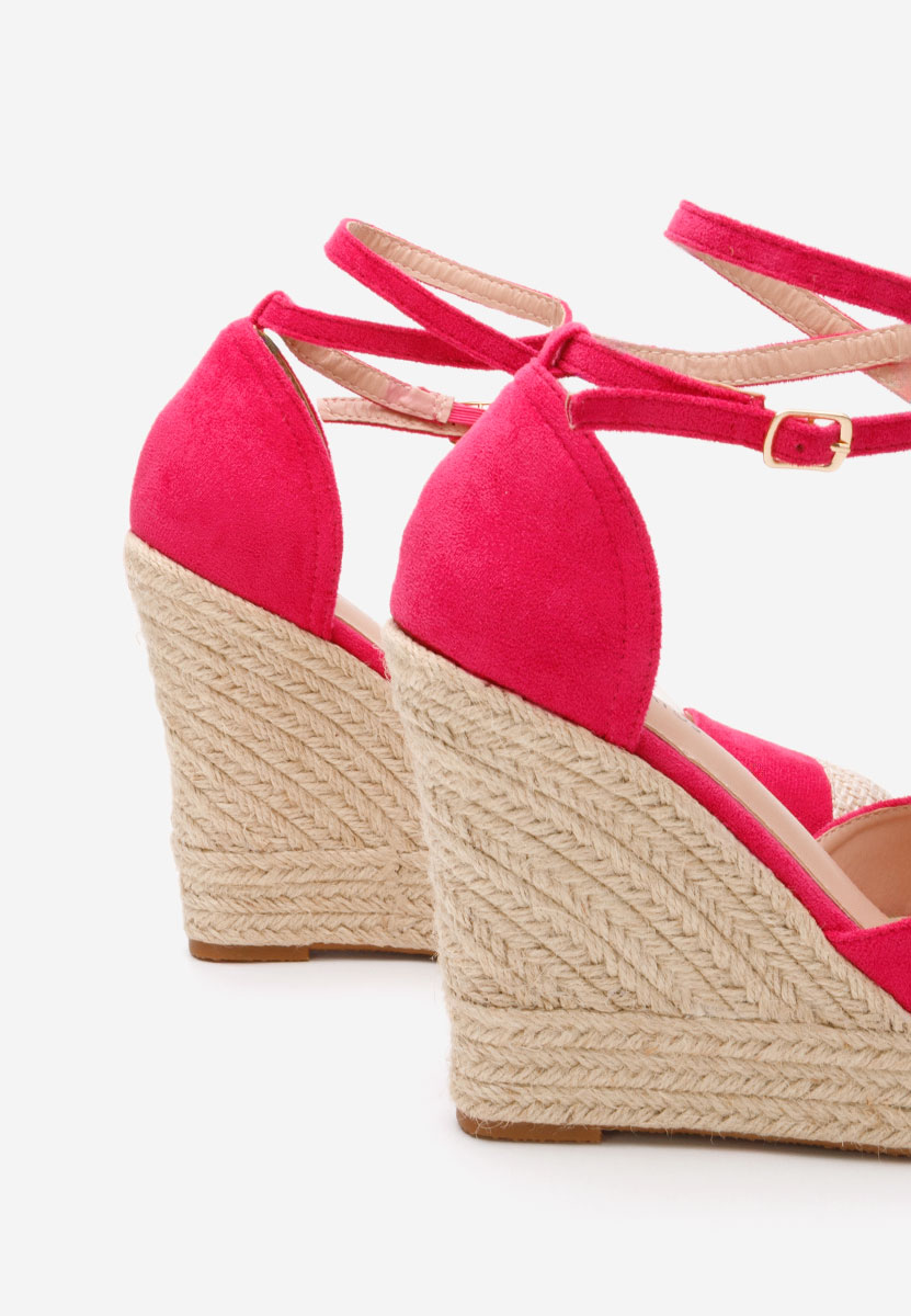 Sandale cu platforma Saniza V3 fucsia