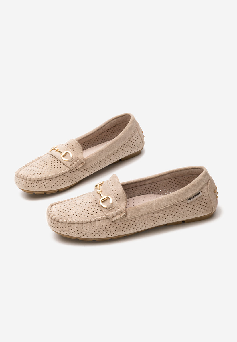 Mocasini dama Aishani V2 bej