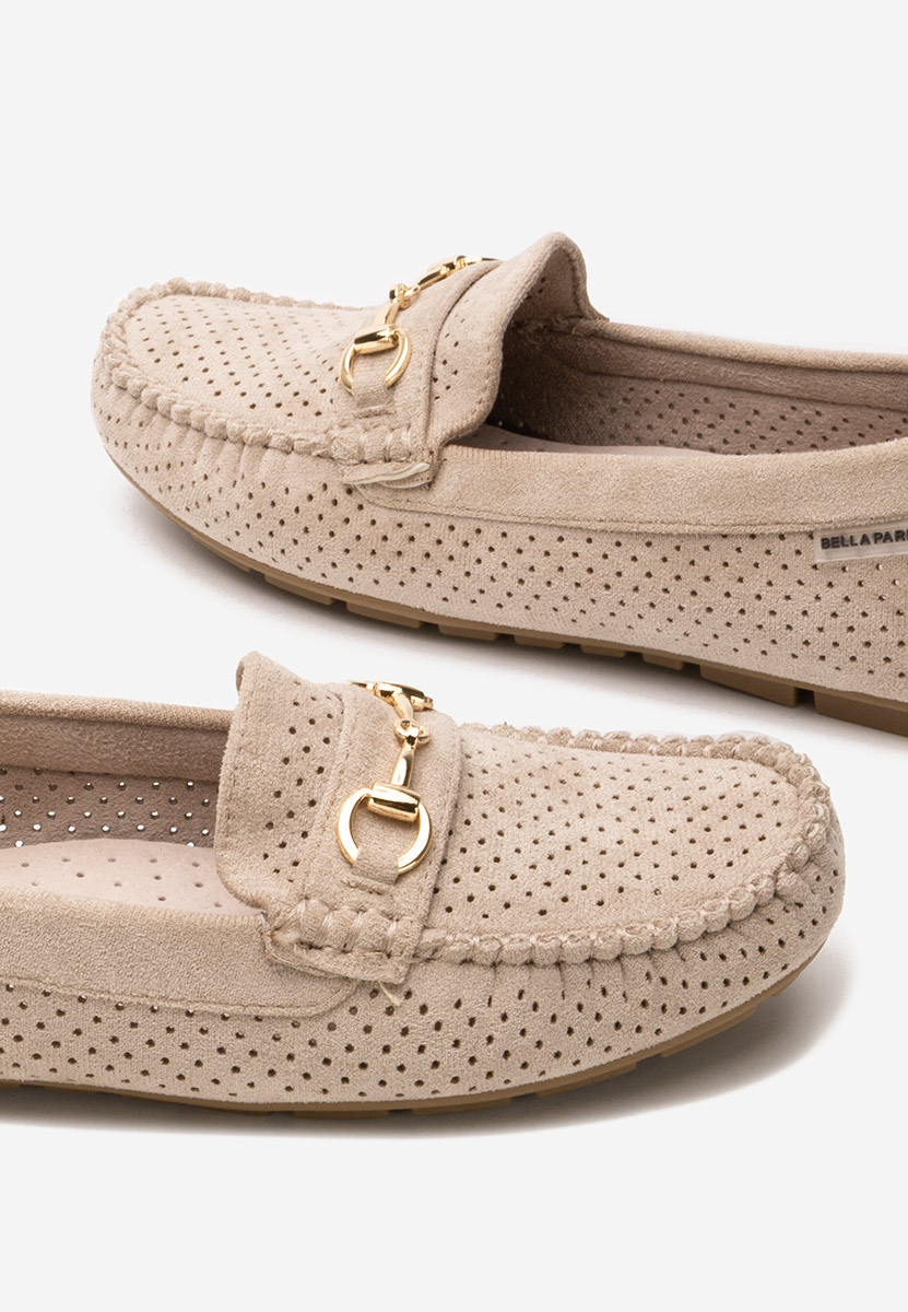 Mocasini dama Aishani V2 bej