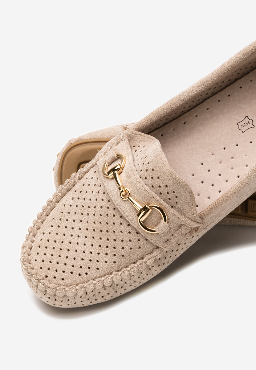 Mocasini dama Aishani V2 bej