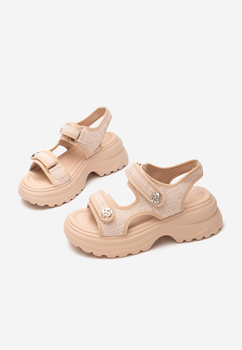 Sandale cu platformă Waneta kaki