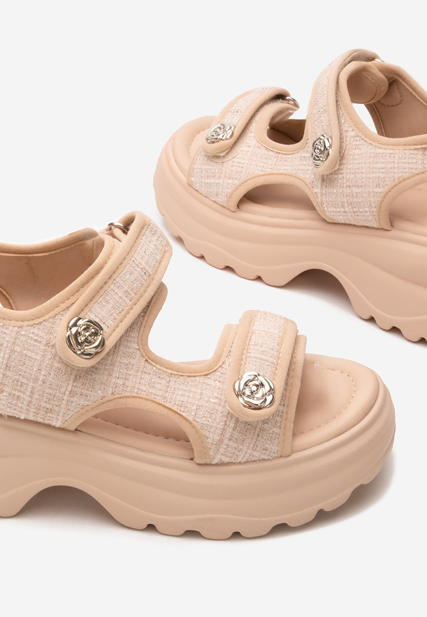 Sandale cu platformă Waneta kaki