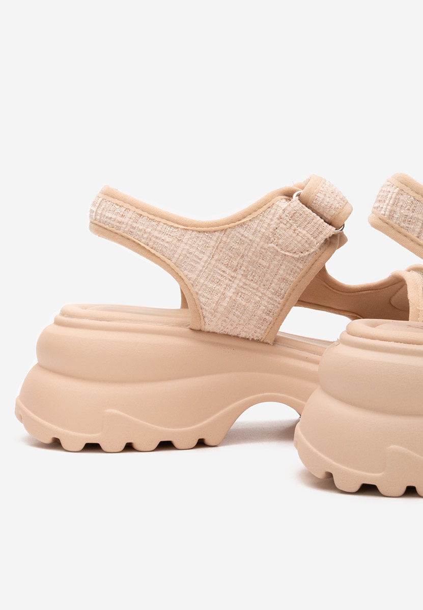 Sandale cu platformă Waneta kaki