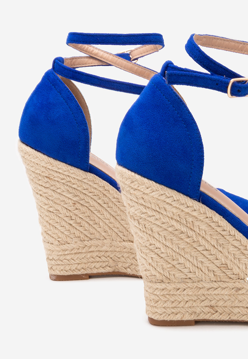 Sandale cu platforma Saniza V4 albastre