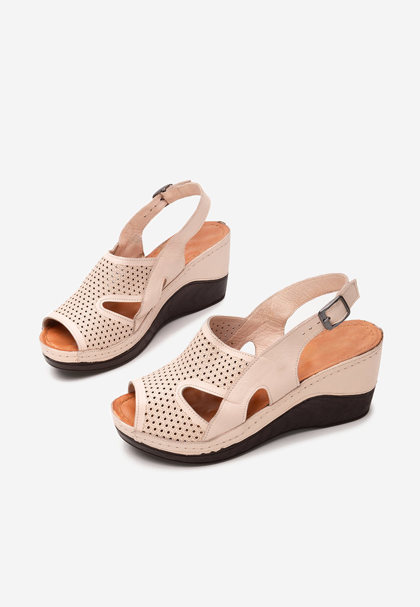 Sandale cu platforma Paola roz