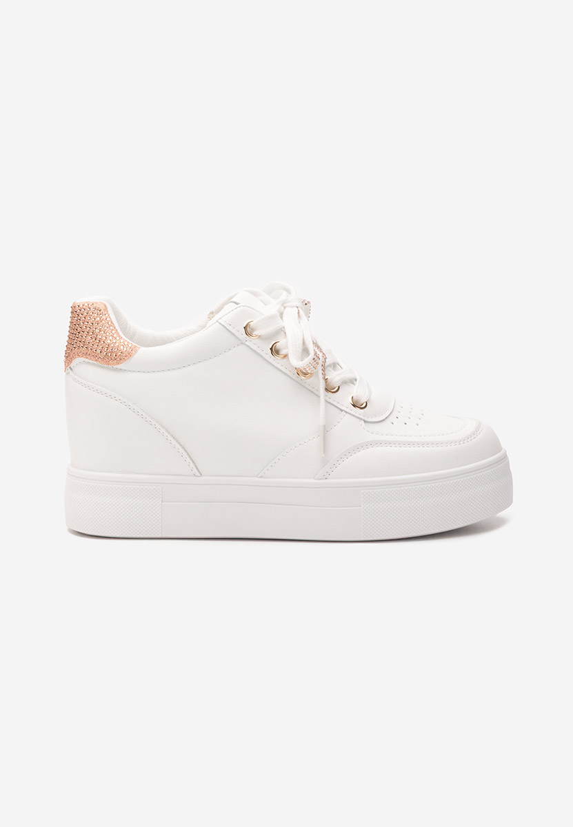 Sneakers cu platforma Grivina V2 albi