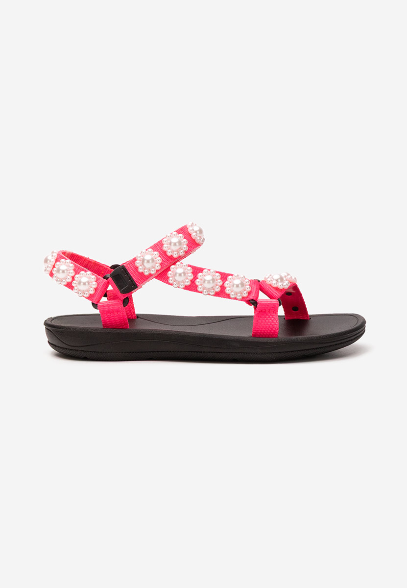 Sandale fara toc Nursia fucsia
