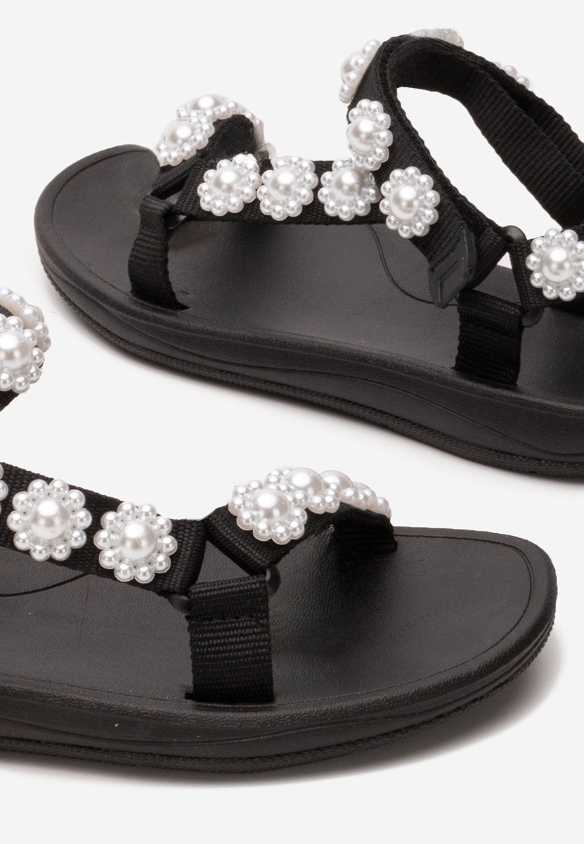 Sandale fara toc Nursia negre
