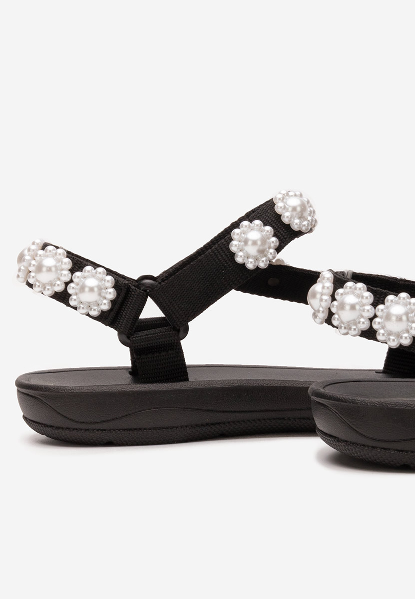 Sandale fara toc Nursia negre