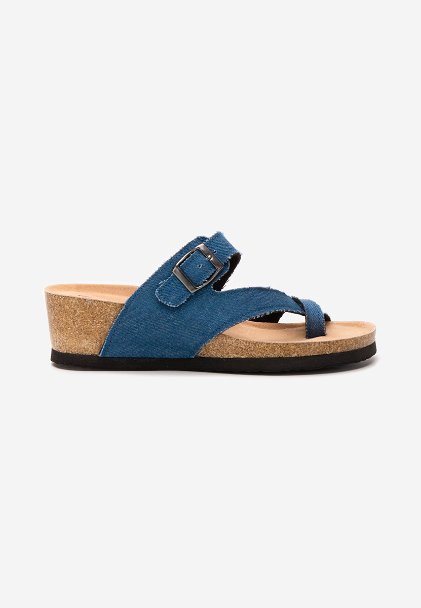 Papuci cu platforma Wandana V2 denim