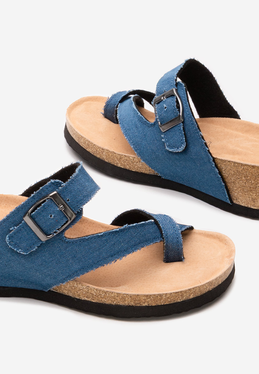 Papuci cu platforma Wandana V2 denim