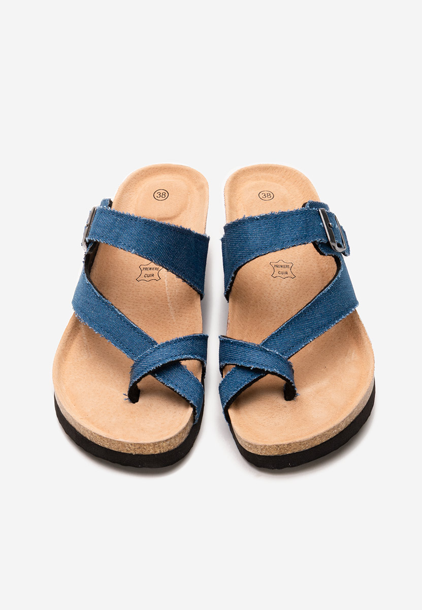 Papuci cu platforma Wandana V2 denim