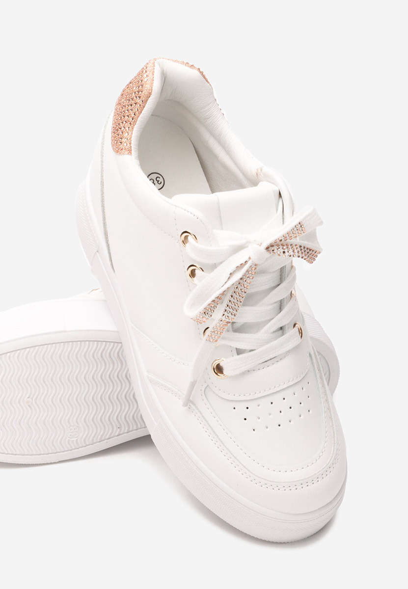 Sneakers cu platforma Grivina V2 albi