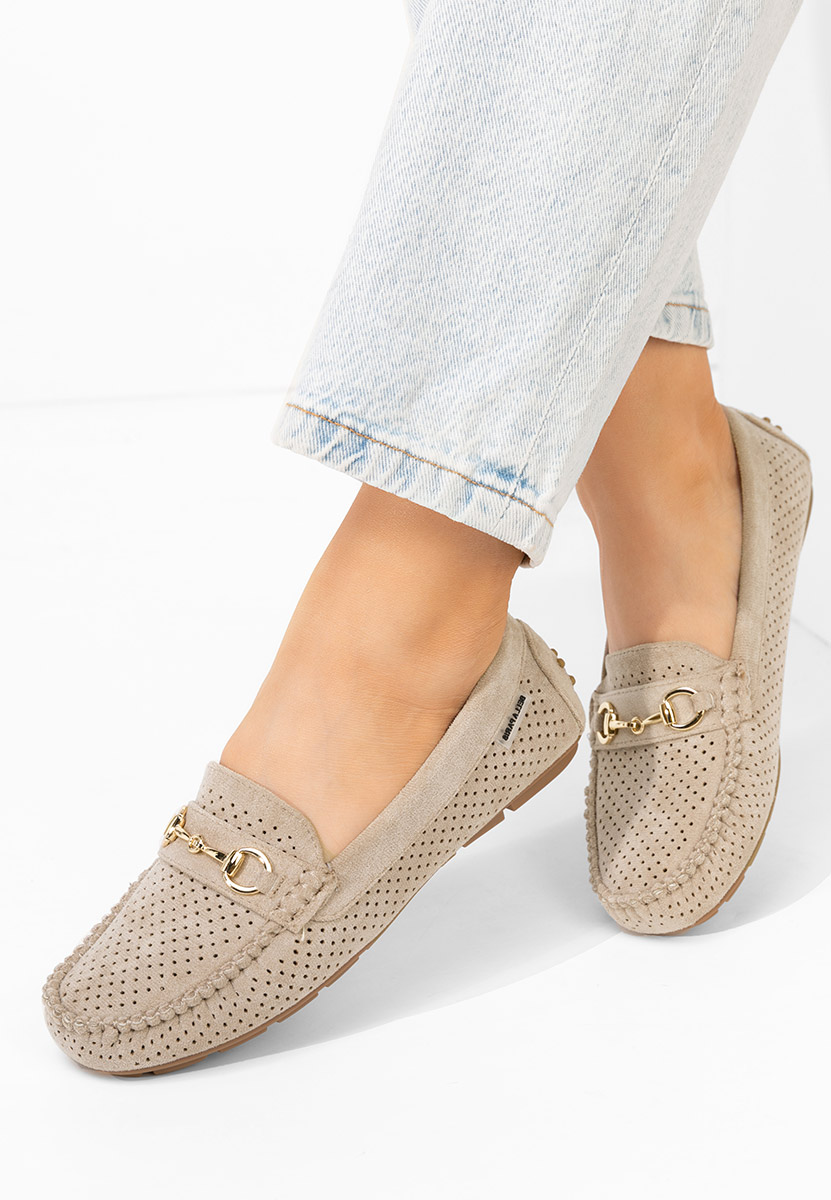 Mocasini dama Aishani V2 bej