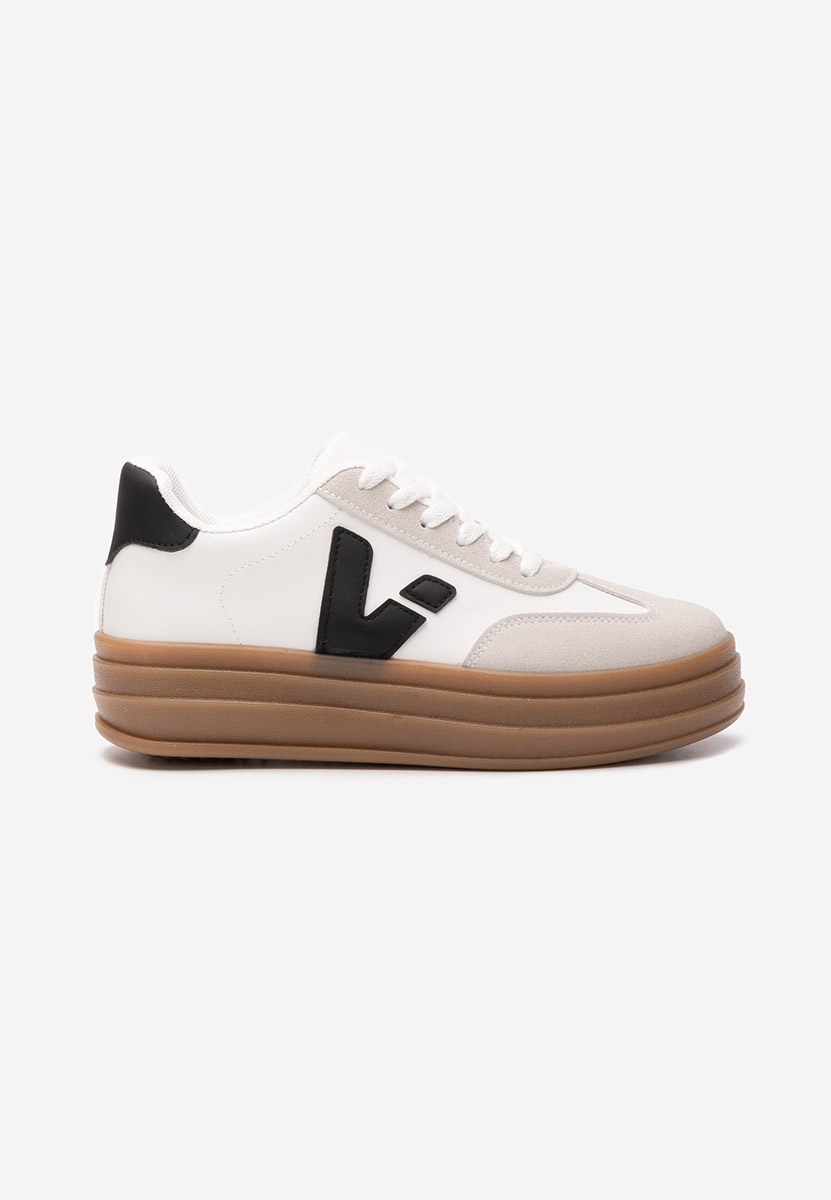 Sneakers dama Linelsa albi