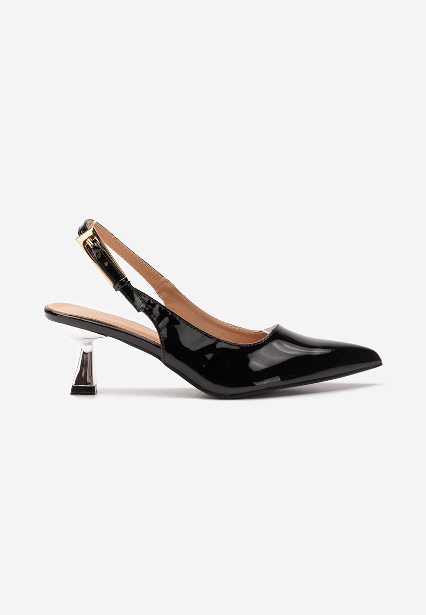 Pantofi slingback Ayako negri