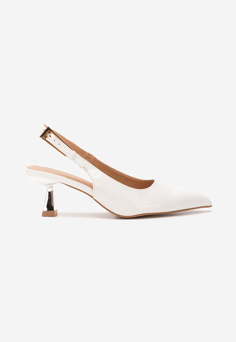 Pantofi slingback Ayako albi