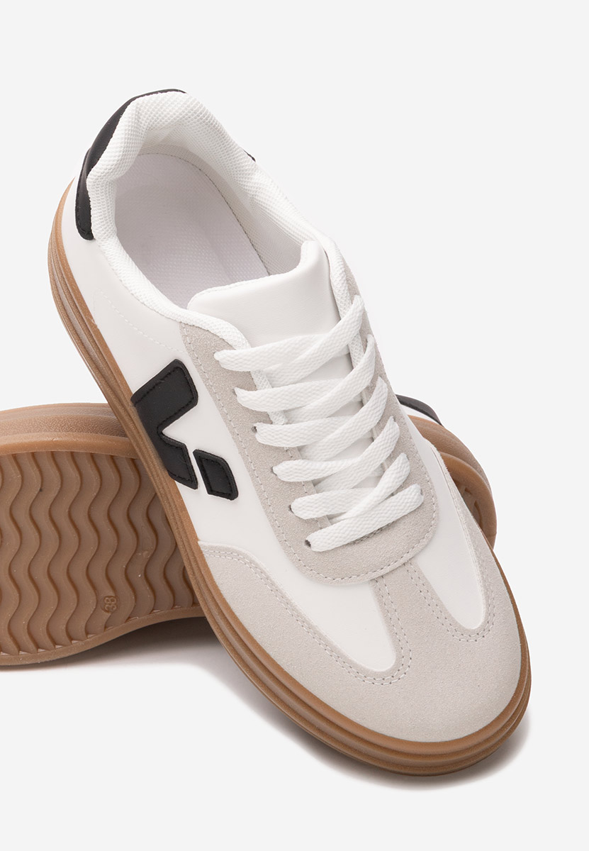 Sneakers dama Linelsa albi