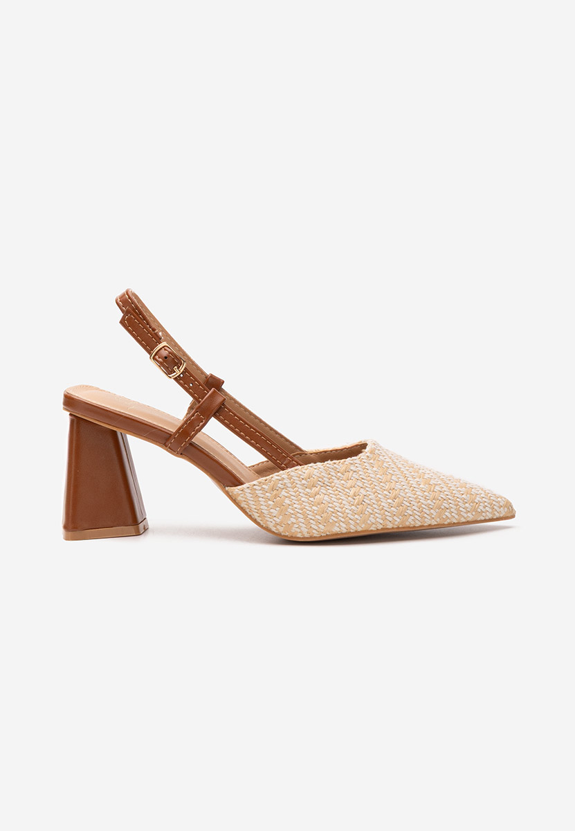Pantofi slingback Monnyca V4 bej
