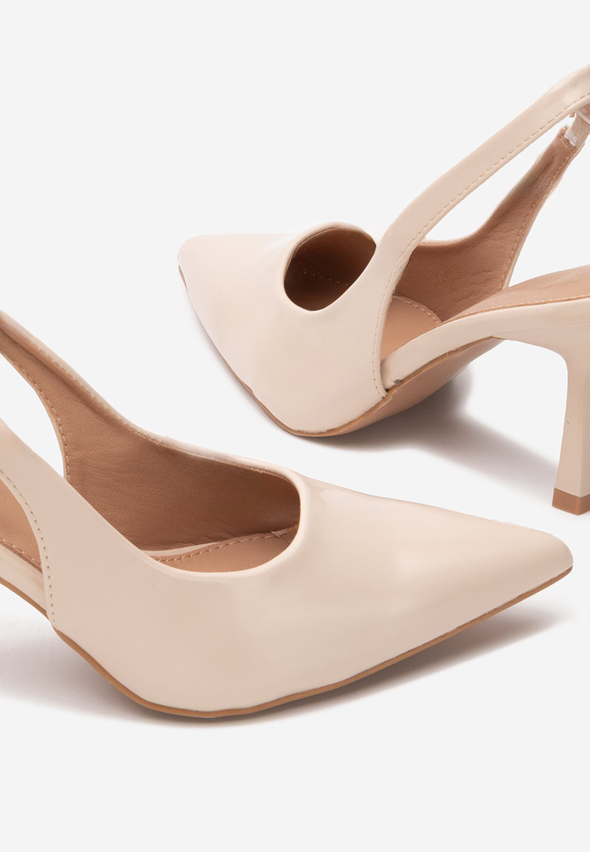 Pantofi slingback Nomalisa V2 bej