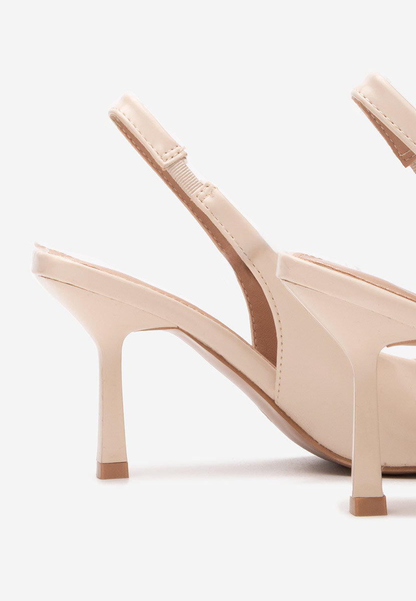 Pantofi slingback Nomalisa V2 bej