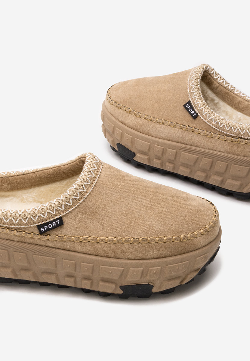 Saboti dama cu platforma Novela kaki