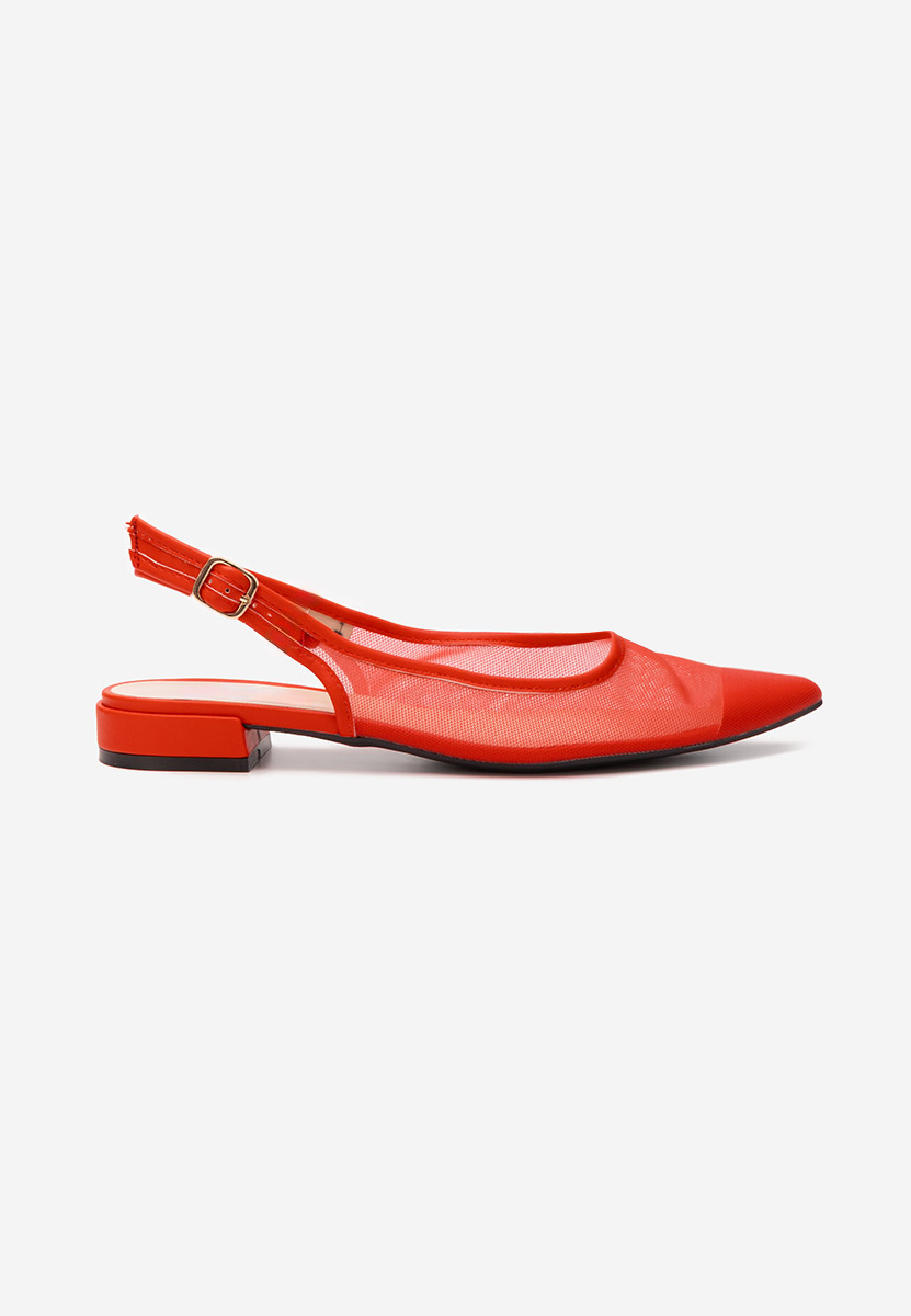 Pantofi slingback Margaryte rosii