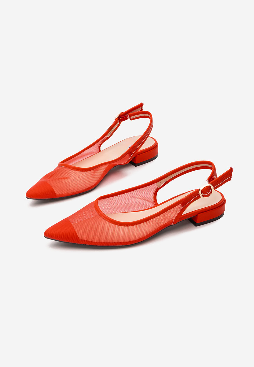 Pantofi slingback Margaryte rosii