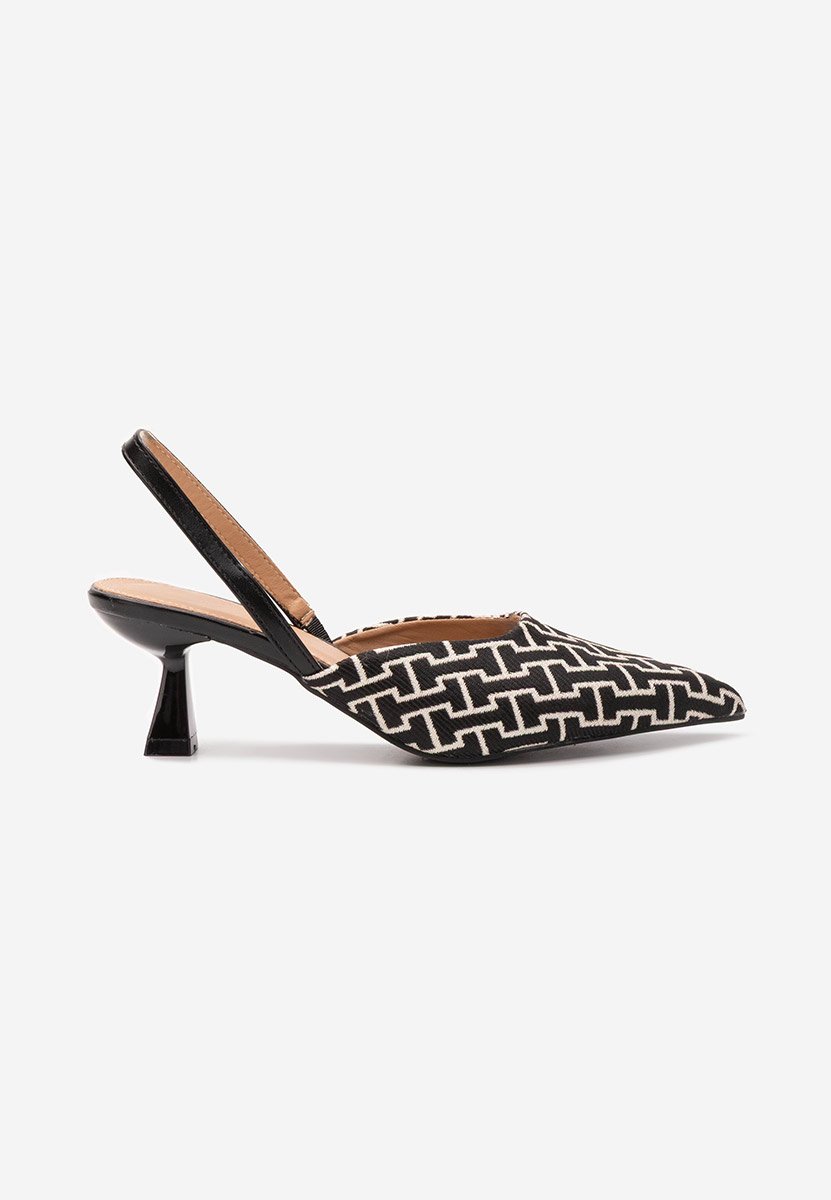 Pantofi stiletto Madelina negri
