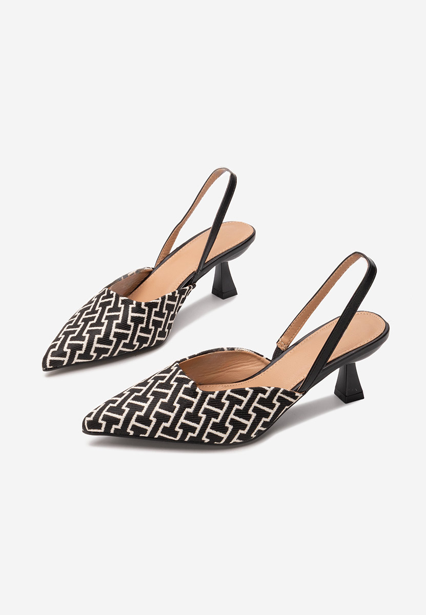 Pantofi stiletto Madelina negri