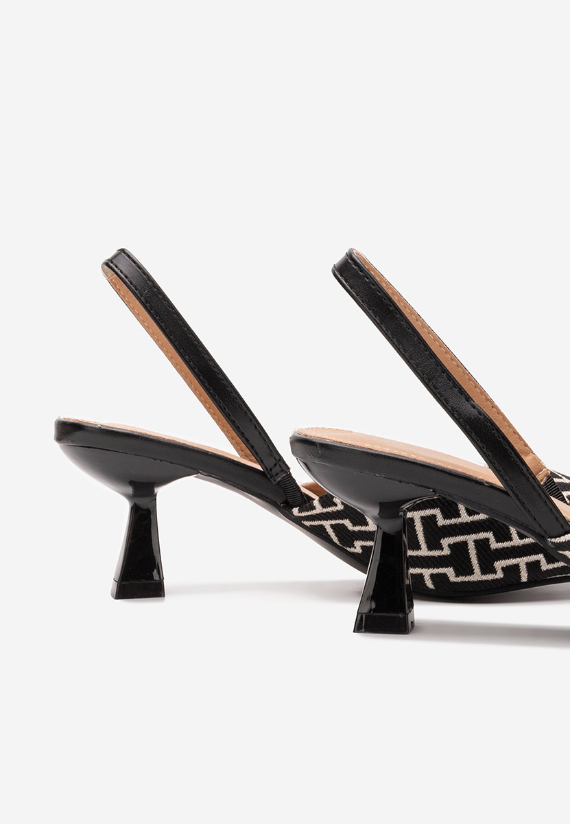 Pantofi stiletto Madelina negri