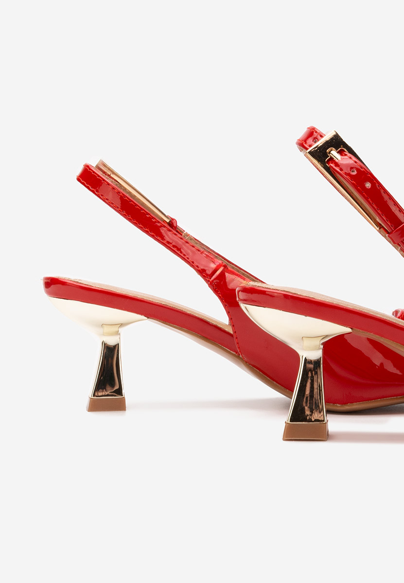 Pantofi slingback Ayako rosii