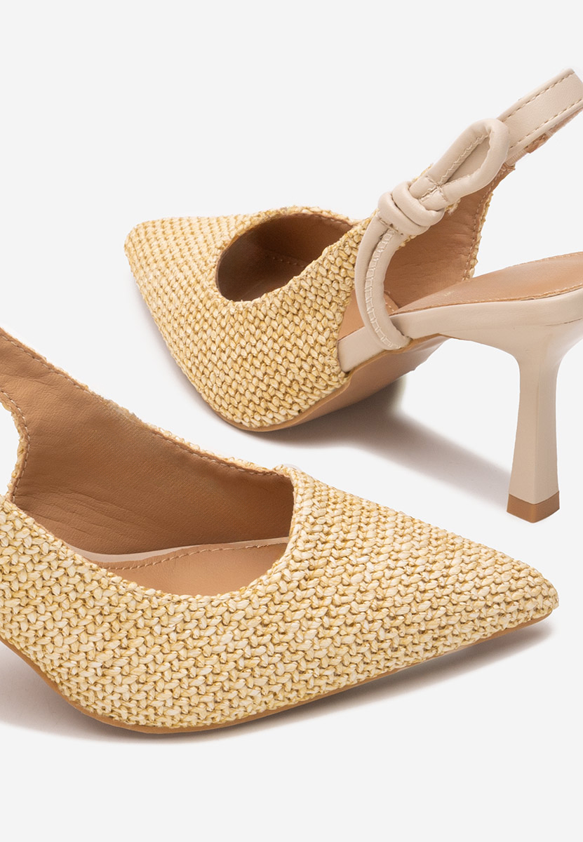 Pantofi stiletto Kandace bej