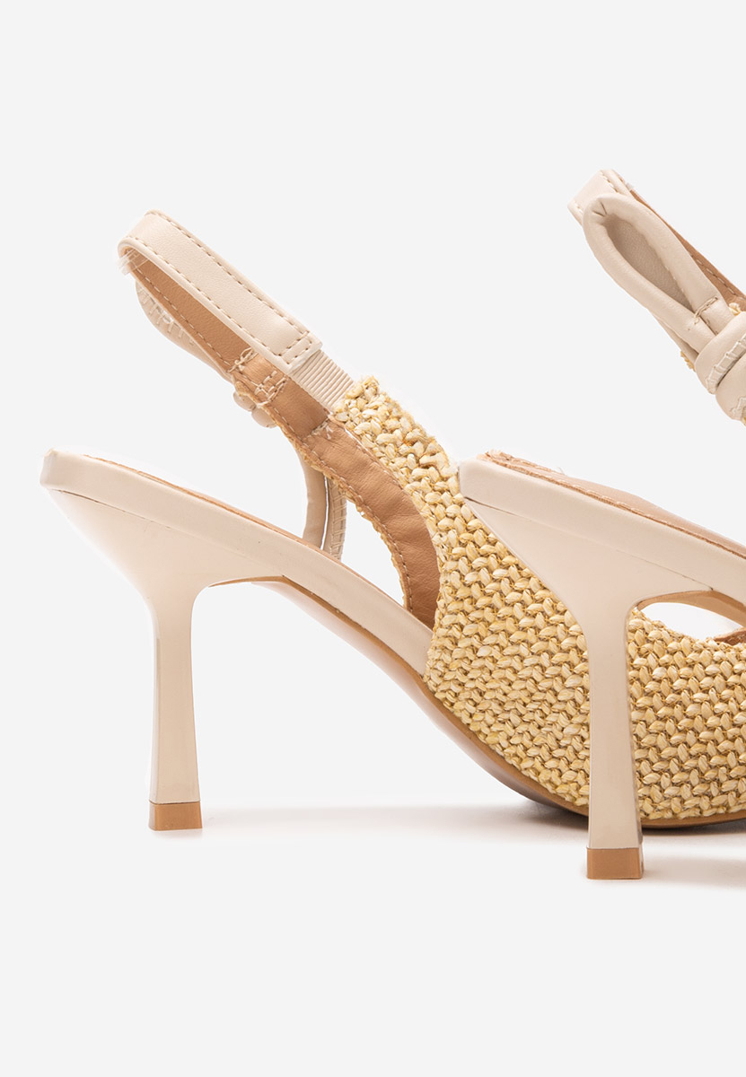 Pantofi stiletto Kandace bej