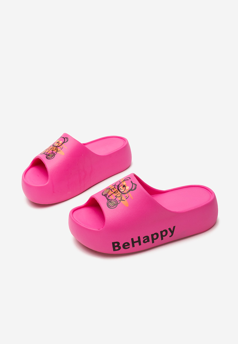 Papuci cu platformă Shirlene fucsia