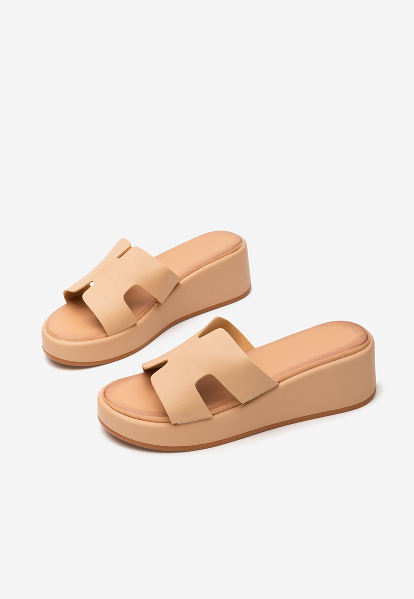 Papuci cu platformă Malynda kaki