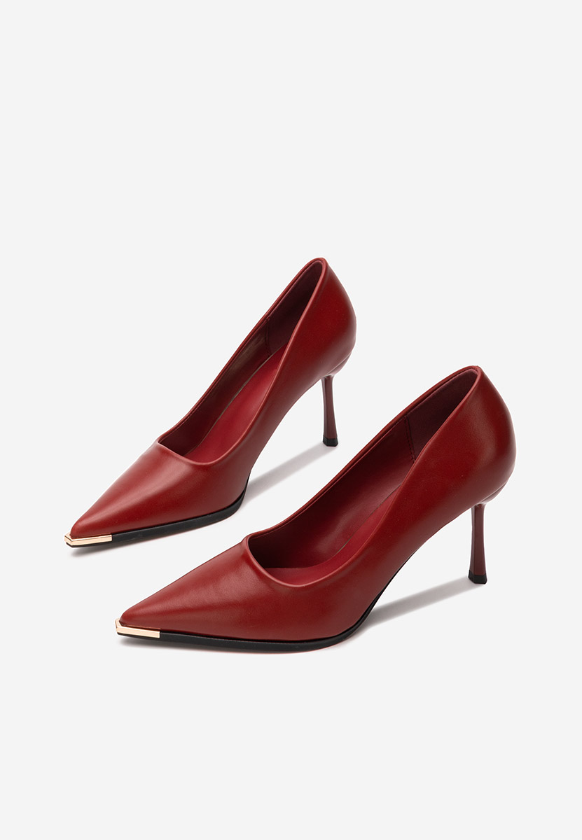 Pantofi stiletto Nideia grena