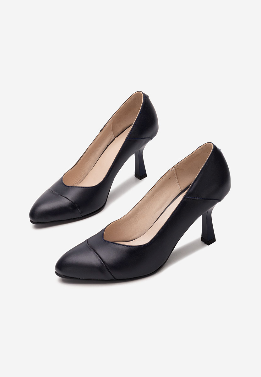 Pantofi cu toc Colie navy