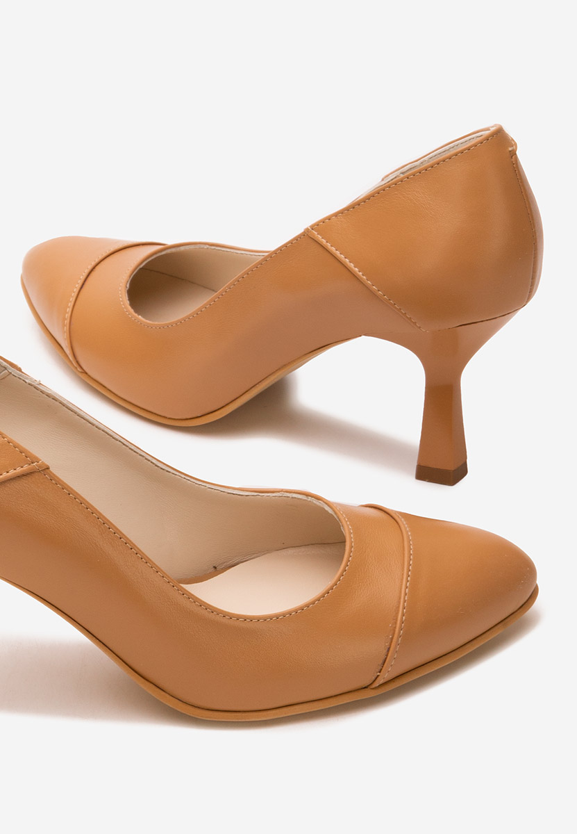 Pantofi damă piele Colie maro