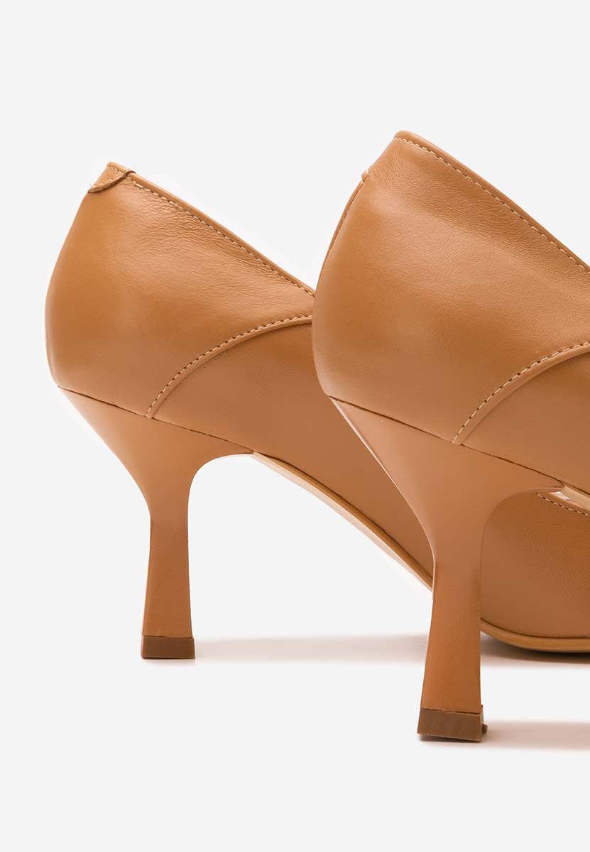 Pantofi damă piele Colie maro