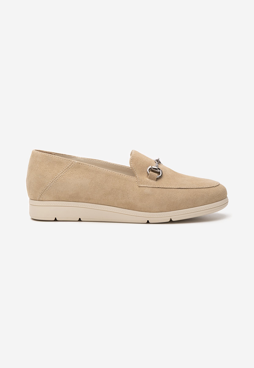 Mocasini dama piele Elvia B V2 bej