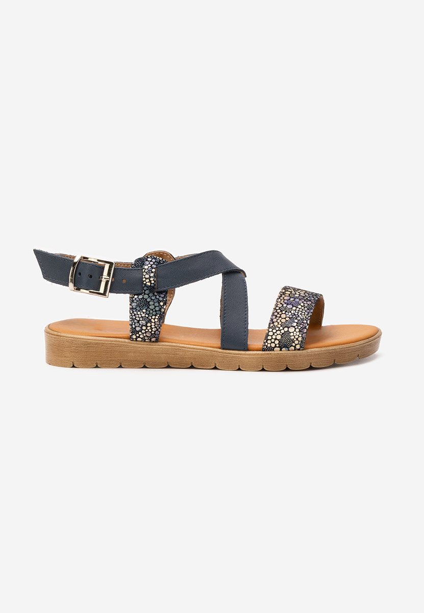 Sandale dama piele Tamala albastre