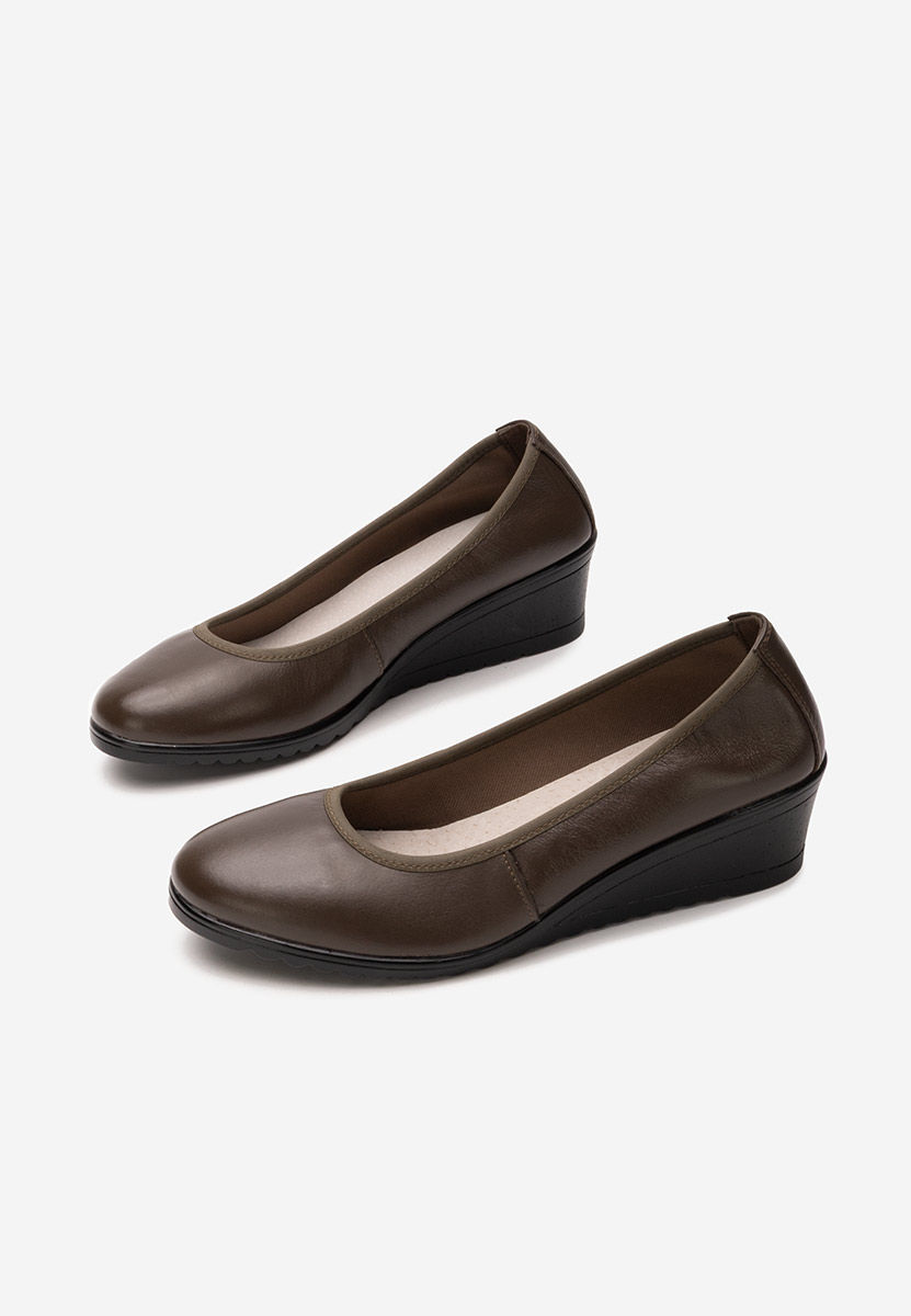 Pantofi cu platforma Josmia kaki