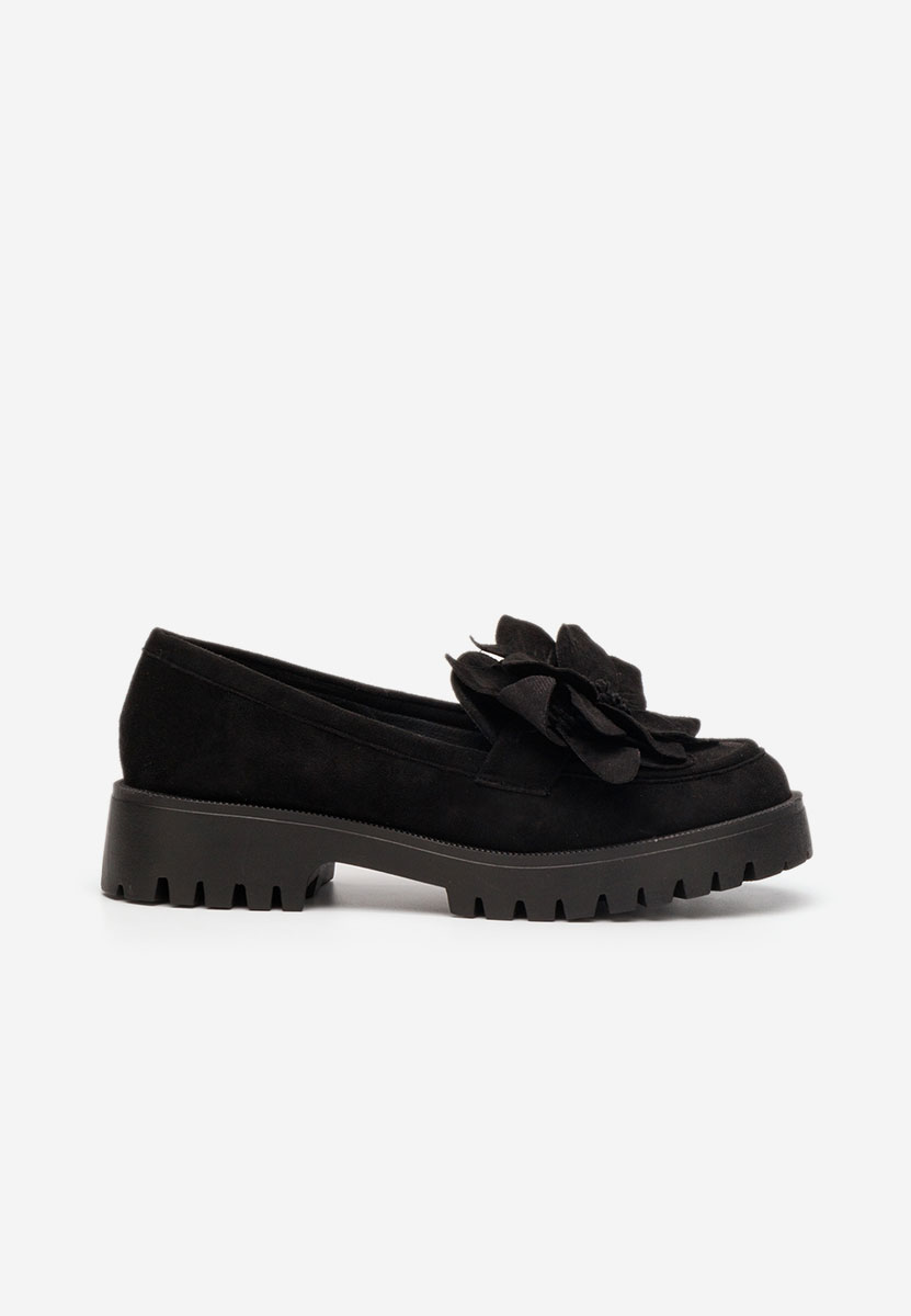 Mocasini cu talpa groasa Camelea V2 negri