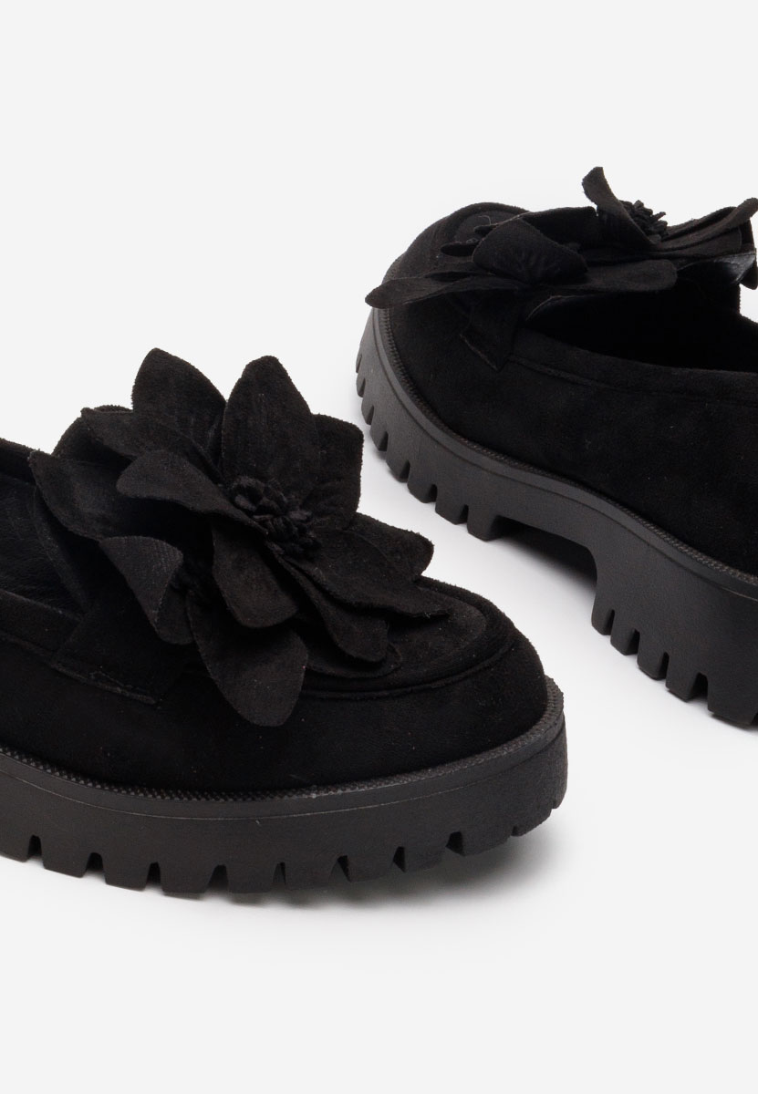 Mocasini cu talpa groasa Camelea V2 negri