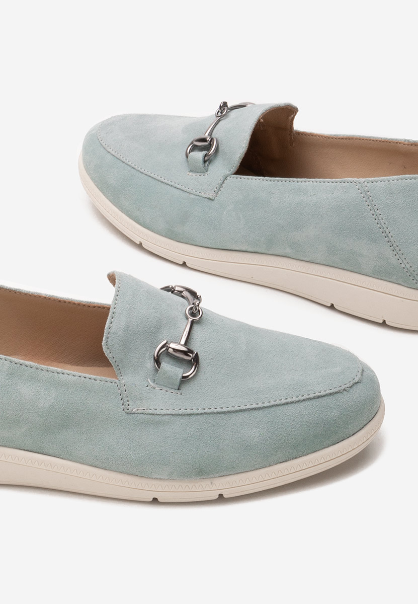 Mocasini dama piele Elvia B V2 bleu