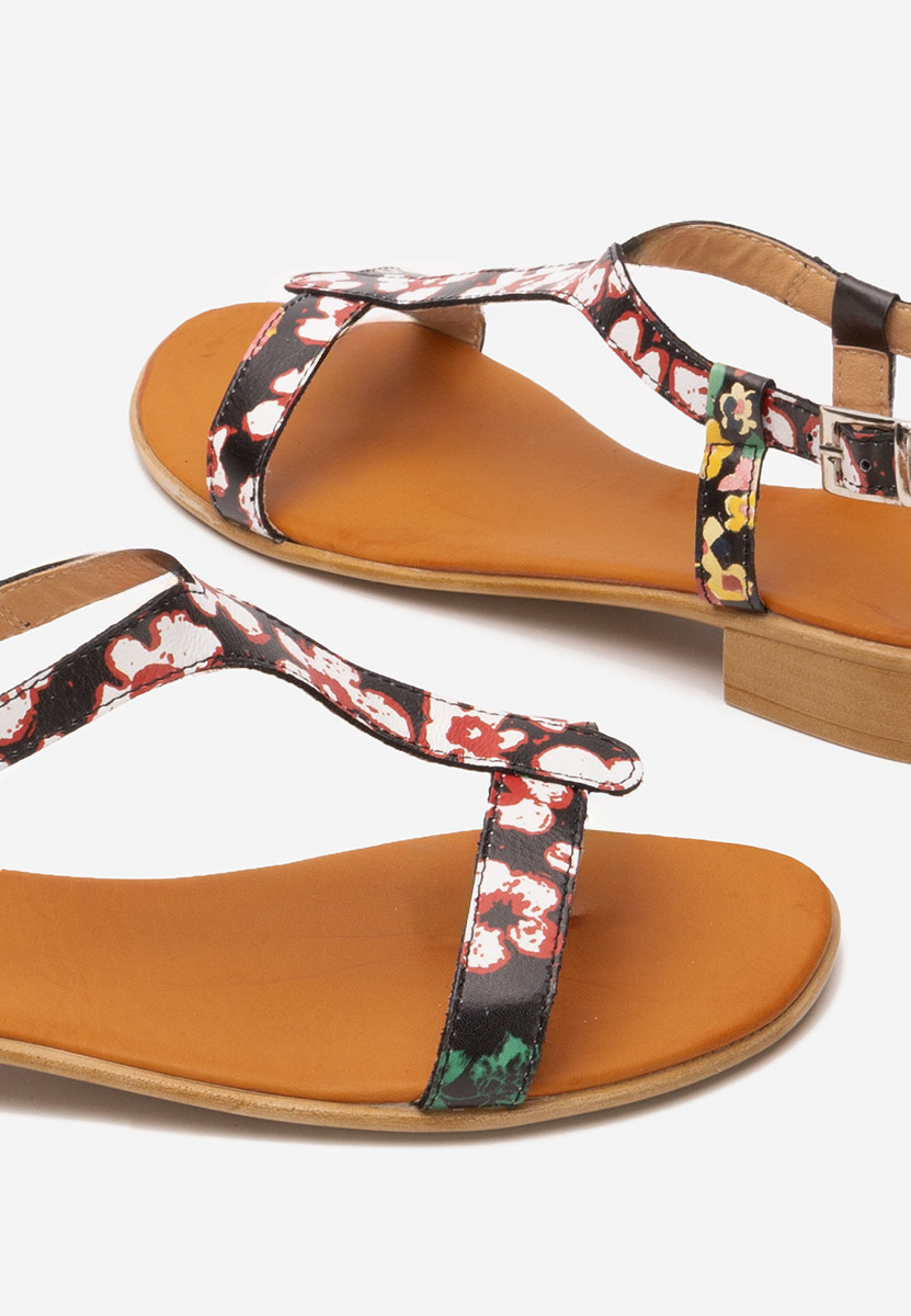 Sandale dama piele Nocella V2 multicolore