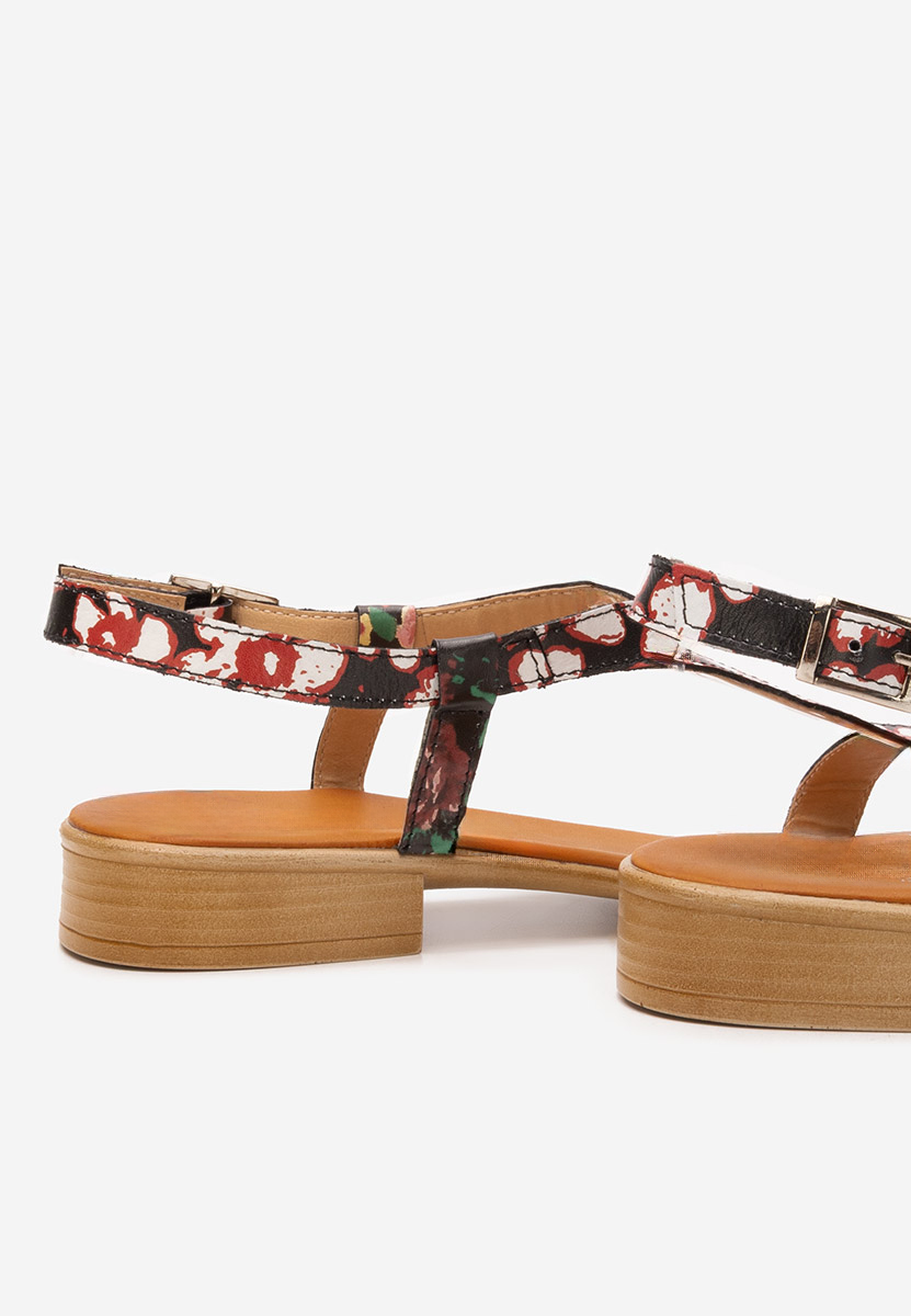 Sandale dama piele Nocella V2 multicolore