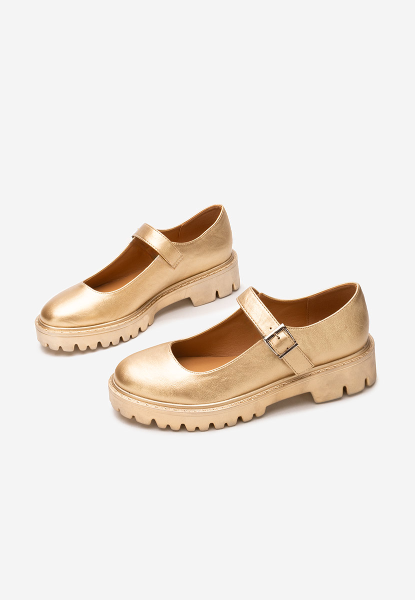 Pantofi casual damă Orias aurii