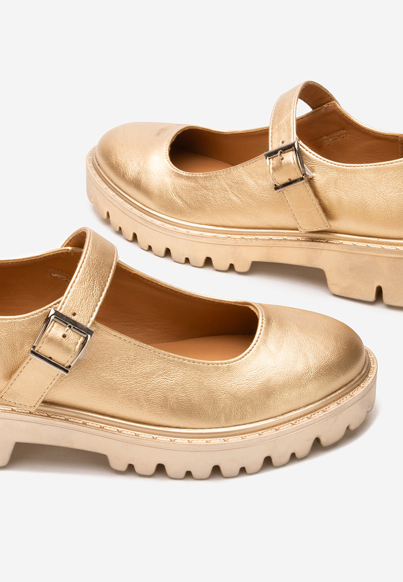 Pantofi casual damă Orias aurii